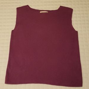 Womens knit sleeveless shell